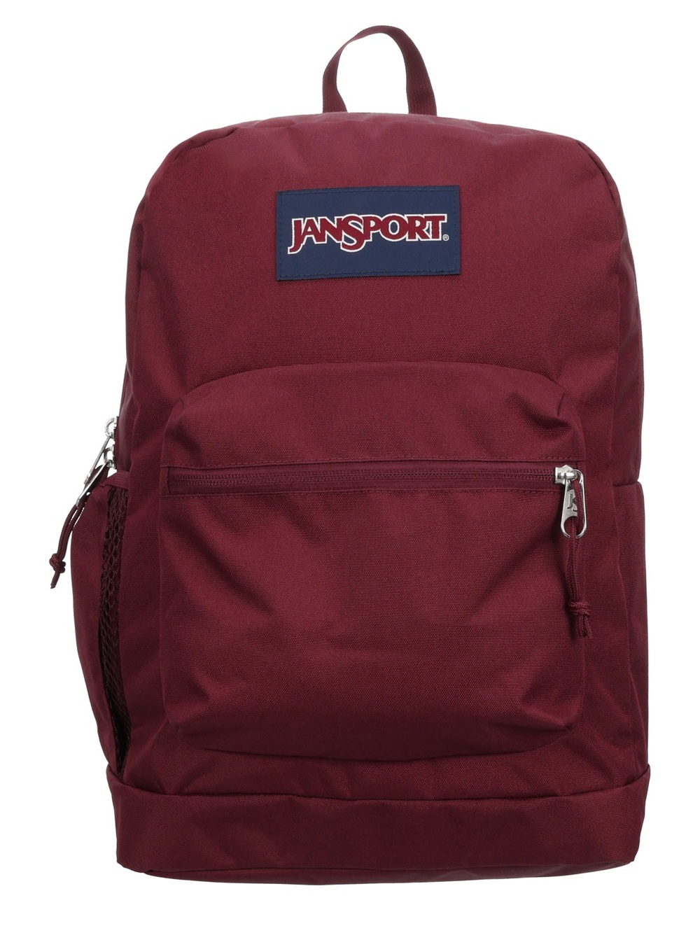 JanSport Cross Town Plus Cherry Lacquer Burgundy Backpack Back to School Bag
